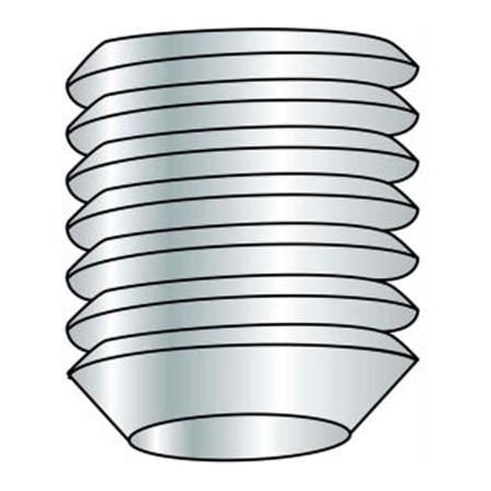 M5 X 0.8 X 10mm - Cup Point Socket Set Screw - 304 Stainless Steel - Pkg Of 100